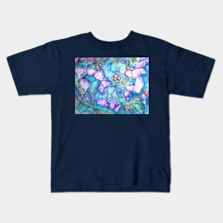 Evolution Mixed Media Collage Kids T-Shirt